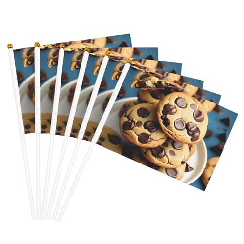 Cookies Food Chocolate Chips Biscuits Print Handheld Flags Versatile Flags Party Parade Celebration Holiday Wedding Home Decor Cookies Food Chocolate Chips Biscuits Print Handheld Flags Versatile Flags Party Parade Celebration Holiday Wedding Home Decor von JBJGKHLP