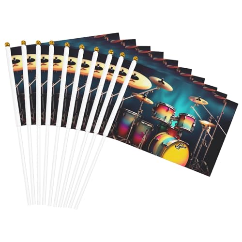 Coole Drums Set Druck Handflaggen Vielseitige Flaggen Party Parade Feier Urlaub Hochzeit Home Decor Coole Drums Set Druck Handflaggen Vielseitige Flaggen Party Parade Feier Urlaub Hochzeit Home Decor von JBJGKHLP