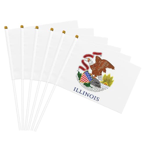 Illinois State Flag Print Handheld Flags Versatile Flags Party Parade Celebration Holiday Wedding Home Decor Illinois State Flag Print Handheld Flags Versatile Flags Party Parade Celebration Holiday Wedding Home Decor von JBJGKHLP