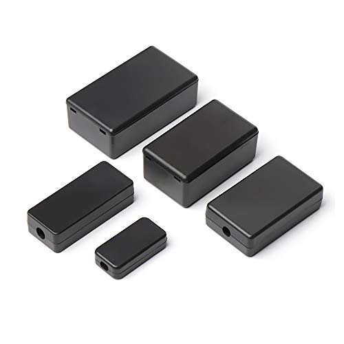 2 stücke Wasserdichte schwarze DIY Gehäuse Instrument Fall ABS Kunststoff Project Box Aufbewahrungskoffer Gehäusekästen Elektronische Lieferungen von JBJIABAIHUO