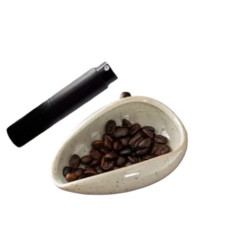 1 stück/2 stücke Kaffeebohnenspender Teetablett Verdampfer Keramik Tee Lotus Bean Platte Tee-Set Kaffeeset Kaffee, Tee(S-2pcs) von JBJYGSG