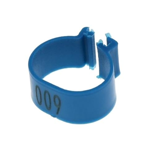 100 STÜCKE 8 Farben Hühnerfußringe Kunststoff Snap-on Ente Gans Digital Ring Geflügelzucht Ausrüstung Für Hähnchen, Enten, Hähnchen(Color 01,1.8 cm) von JBJYGSG