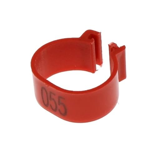 100 STÜCKE 8 Farben Hühnerfußringe Kunststoff Snap-on Ente Gans Digital Ring Geflügelzucht Ausrüstung Für Hähnchen, Enten, Hähnchen(Green,1.8 cm) von JBJYGSG
