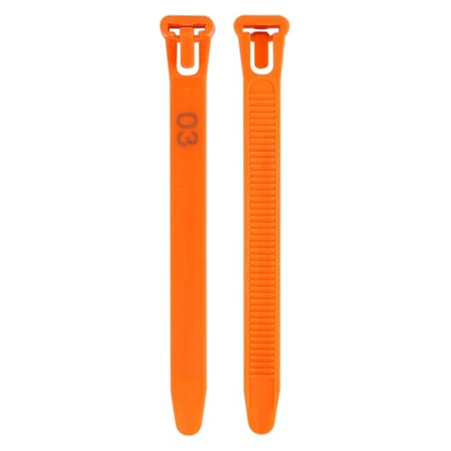 30/50 stücke Einstellbare Huhn Fuß Ring 8~28mm Türkei Gans Ente Geflügel Ringe Vogel Tragen Markierung Karten Für Hähnchen, Enten, Hähnchen(Orange,50pcs) von JBJYGSG