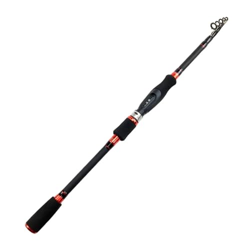 JBJYGSG 1.8m 2.1m 2.4m 2.7m 3.0m Carbon Teleskop Carbon Angelrute M Power Ultralight Travel Casting Spinnrute Für Ansitzangeln(Straight handle-01,1.8 m) von JBJYGSG