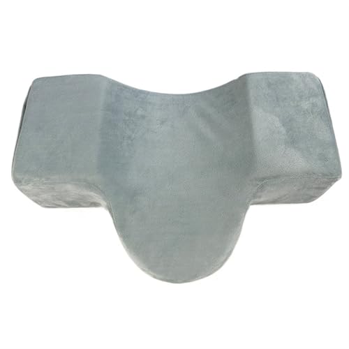 JBJYGSG Memory Foam Kissen U-förmiges Slash Nackenstütze Wimpern Weiches Verpflanzen Wimpernverlängerungskissen(Dark Gray) von JBJYGSG
