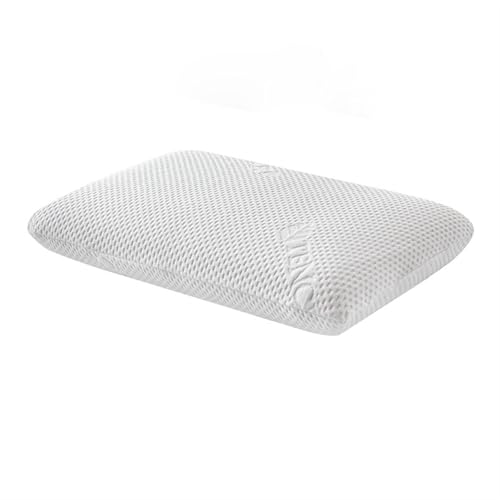 JBJYGSG Memory-Schaum-Kissen, Bambusfaser, hautfreundliches, langsames Rebound-Brot-Kissen, einzelnes Hotel-Hals-Nacken-Pflege-Heimkissenkern(Tencel,50x30x10cm) von JBJYGSG