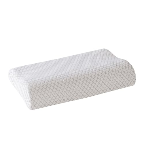 JBJYGSG Orthopädisches Kissen 50 x 30 cm, Höhe 10, Memory-Schaum-Kissenform mit langsam zurückfederndem Nackenschutz(1pcs-7) von JBJYGSG