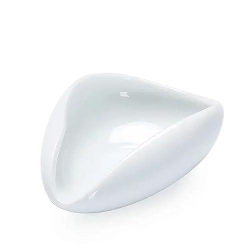 Kaffeebohnen-Dosierbecher, Keramik-Kaffee- oder Tee-Messbehälter, Kaffeepulver-Dosiertablett for Zuhause, Kaffeetablett-Zubehör Kaffee, Tee(White) von JBJYGSG