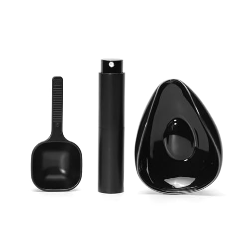 Kaffeebohnen-Dosierbecher und Löffel-Set, Keramik-Dosiergefäß-Messtablett-Set for Kaffee oder Tee, Espresso-Zubehör Kaffee, Tee(Color3) von JBJYGSG