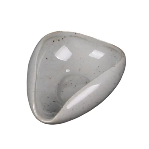 Kaffeebohnen-Dosiertabletts aus reiner weißer Keramik, Teelöffel, Teetrenner, Gefäßset, Werkzeuge, Kaffeebohnenlöffel, Schaufel, Teetabletts Kaffee, Tee(GRAY) von JBJYGSG
