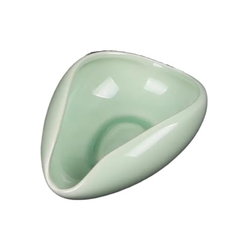Kaffeebohnen-Dosiertabletts aus reiner weißer Keramik, Teelöffel, Teetrenner, Gefäßset, Werkzeuge, Kaffeebohnenlöffel, Schaufel, Teetabletts Kaffee, Tee(Green) von JBJYGSG