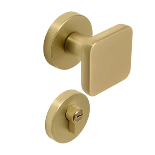 Einfaches Schlafzimmertürschloss Typ magnetisches Innentürschloss for stille Zimmer geteiltes Schloss Holztür Holzgriff(TypeA[silentdoorlock]) von JBKJGWYA