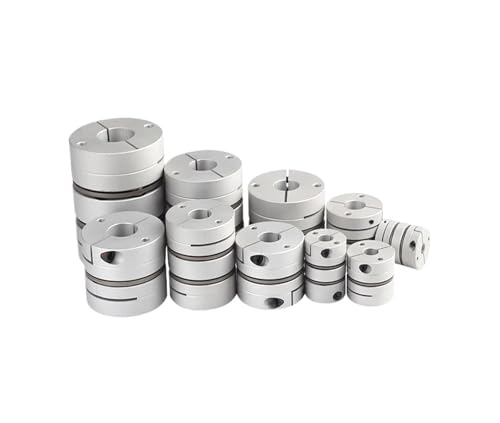 Elastische Kupplung mit Einzelmembran, hohes Drehmoment, Kupplung aus Aluminiumlegierung, Encoder-Motoranschluss, schlüsselbar, DWQ-39x34, CNC-Teile(DWQ-39x34-18X18) von JBKJGWYA