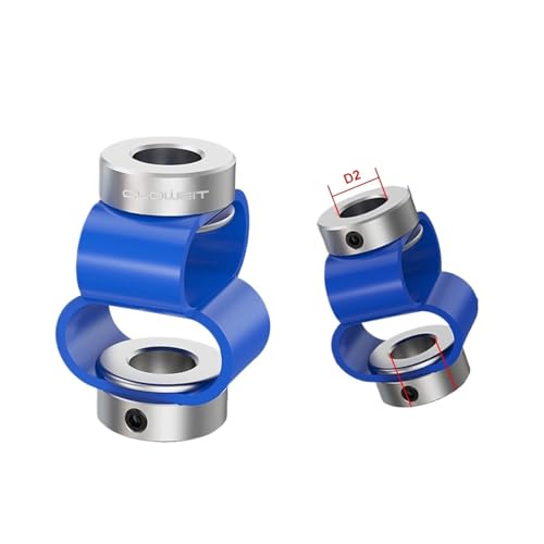 LS D D27L40 8-Font-Encoder-Kupplung, Doppelschleifen-Kupplung, flexibler elektrischer Anschluss for CNC-3D-Drucker aus Aluminiumlegierung(5mmX5mm) von JBKJGWYA