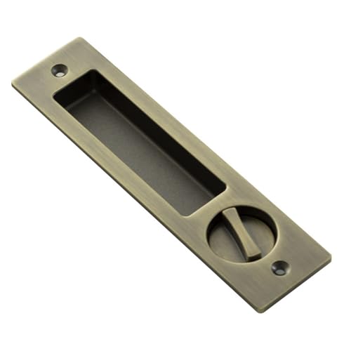 Schiebetürschloss Schiebetür Küche Badezimmer Innen Schlafzimmer Schiebetür Schiebetür Arbeitszimmer Balkon Mobiles Türschloss(Bronze) von JBKJGWYA