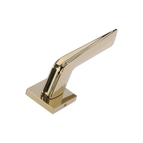 Schlafzimmer Küche Holztürgriff Zinklegierung Innen leises Türschloss Zimmertür magnetisches geteiltes Schloss(D32-S902BrightChrome-Mute) von JBKJGWYA