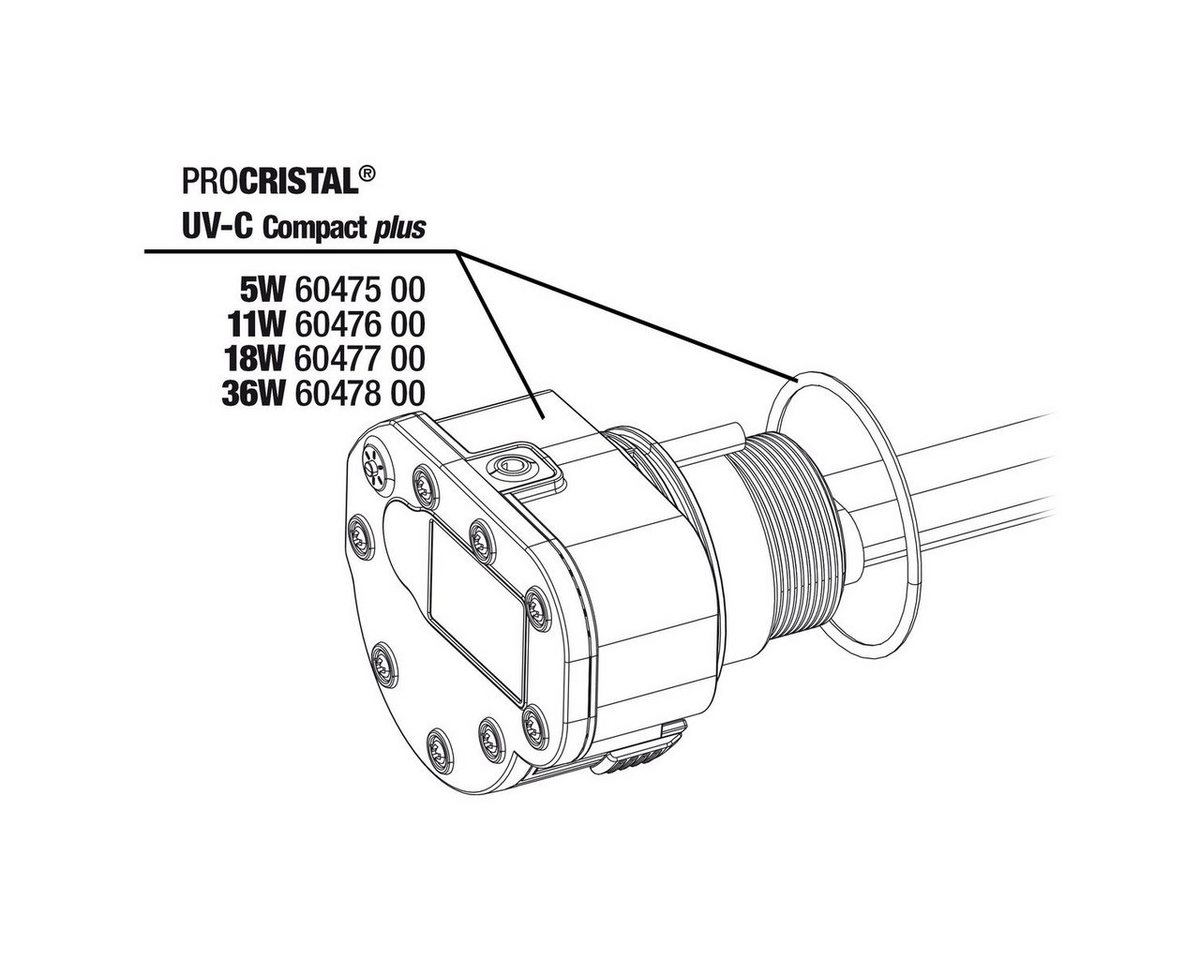 JBL GmbH & Co. KG UVC-Klärer ProCristal UV-C Compact plus 5 W Elektroeinheit JBL GmbH & Co. KG UVC-Klärer ProCristal UV-C Compact plus 5 W Elektroeinheit von JBL GmbH & Co. KG