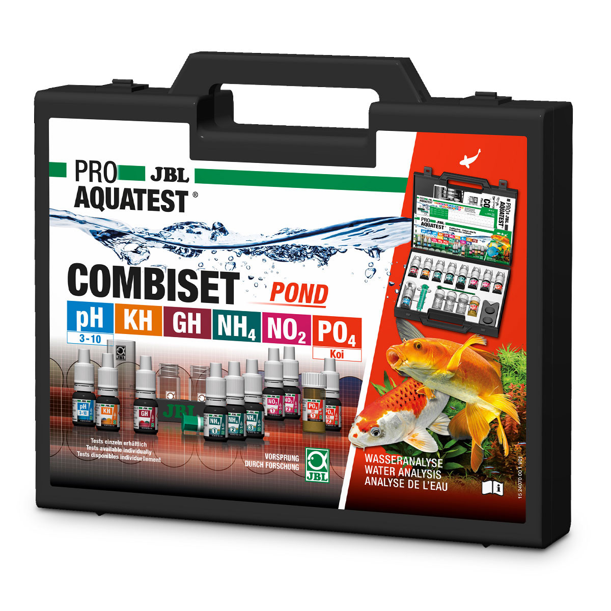 JBL PROAQUATEST COMBISET POND – Testkoffer für Wasseranalysen von JBL GmbH & Co. KG