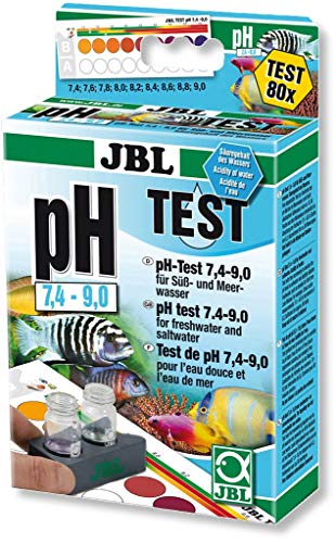 JBL Schnelltest zur Bestimmung des Säuregehalts in Meerwasser Aquarien, pH Test 7,4-9,0, 25348 von JBL