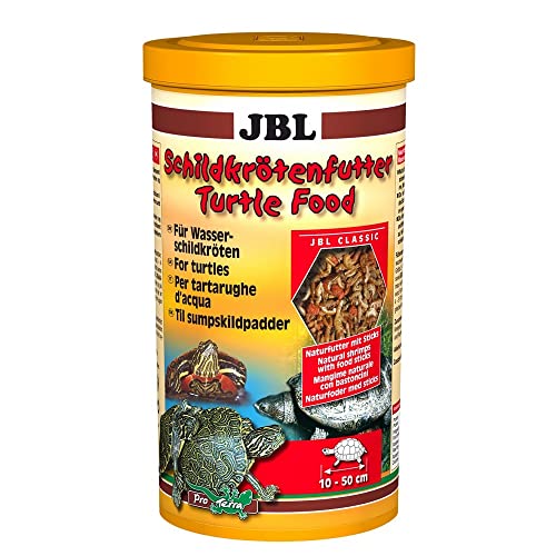 JBL Turtle Food 7036400 Naturfutter für Wasser- und Sumpfschildkröten, 1er Pack (1 x 1 l) von JBL