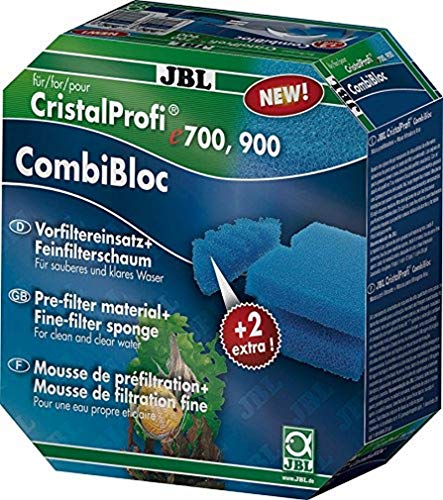 JBL CombiBloc 60159, Set mit Vorfiltereinsätzen und Filterschaum für Filter CristalProfi e 400/700/900 von JBL