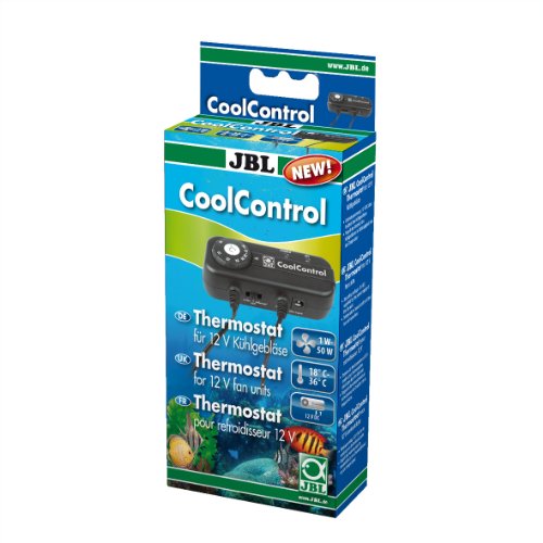 JBL CoolControl 6044500 Thermostat zur Steuerung von 12 V Kühlgebläsen für Aquarien von JBL
