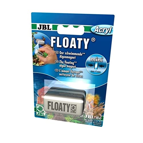 JBL Floaty Acryl 6137000 Schwimmender Scheiben-Reinigungsmagnet für Aquarien mit Acrylscheiben von JBL