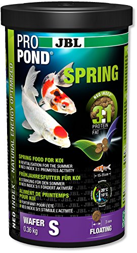 JBL Frühjahrsfutter für Koi, Schwimmende Futterwafer, Saisonfutter, PROPOND SPRING, Größe S, 360 g JBL Frühjahrsfutter für Koi, Schwimmende Futterwafer, Saisonfutter, PROPOND SPRING, Größe S, 360 g von JBL