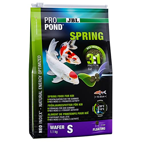 JBL Frühjahrsfutter für Koi, Schwimmende Futterwafer, Saisonfutter, ProPond Spring, Größe S, 1,1 kg JBL Frühjahrsfutter für Koi, Schwimmende Futterwafer, Saisonfutter, ProPond Spring, Größe S, 1,1 kg von JBL
