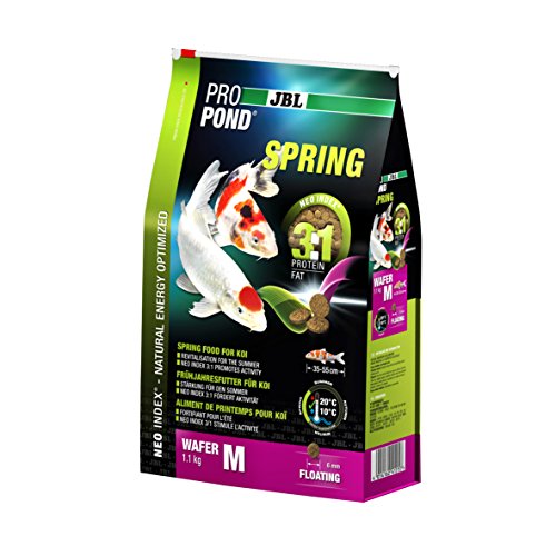 JBL Frühlingsfutter für Koi, schwimmende Lebensmitteltabletten, saisonale Nahrung, ProPond Spring, Größe: M, 1,1 kg JBL Frühlingsfutter für Koi, schwimmende Lebensmitteltabletten, saisonale Nahrung, ProPond Spring, Größe: M, 1,1 kg von JBL