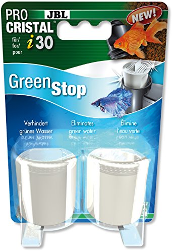 JBL Green Stop Set mit 2 Wasserfilter-Kartuschen für ProCristal i30 Für Aquarien von JBL