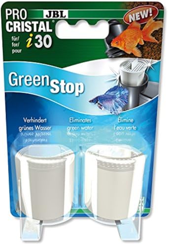 JBL Green Stop Set mit 2 Wasserfilter-Kartuschen für ProCristal i30 Für Aquarien von JBL