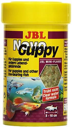 JBL NovoGuppy 30175 Alleinfutter für lebendgebärende Aquarienfische, Flocken 100 ml JBL NovoGuppy 30175 Alleinfutter für lebendgebärende Aquarienfische, Flocken 100 ml von JBL