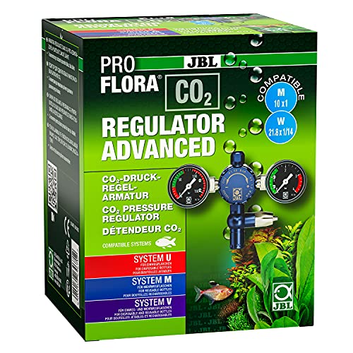 JBL PROFLORA CO2 REGULATOR ADVANCED, Druckregelarmatur für CO2-Düngeanlagen, Mit 2 Manometern JBL PROFLORA CO2 REGULATOR ADVANCED, Druckregelarmatur für CO2-Düngeanlagen, Mit 2 Manometern von JBL