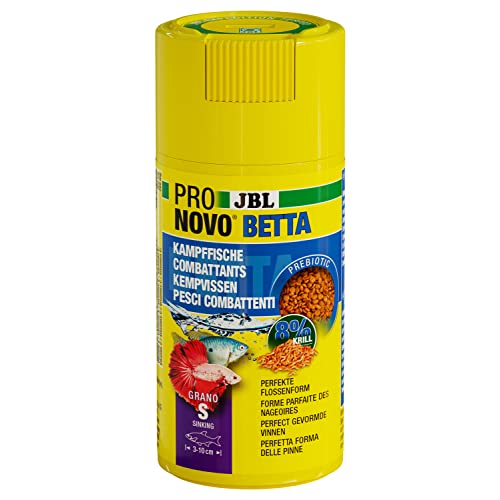 JBL PRONOVO BETTA GRANO, Fischfutter-Granulat, Klickdosierer, Größe S, 100 ml von JBL