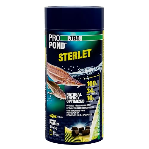 JBL PROPOND Sterlet 0,55kg (1 L) | Ganzjahresfutter Perlen für Störe | Tubifex & Grünlippmuschel als natürliche Nährstoffquelle | Artgerechte Ernährung | Sinkend | ab 10 °C JBL PROPOND Sterlet 0,55kg (1 L) | Ganzjahresfutter Perlen für Störe | Tubifex & Grünlippmuschel als natürliche Nährstoffquelle | Artgerechte Ernährung | Sinkend | ab 10 °C von JBL
