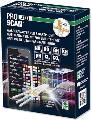 JBL ProScan 25420 Wassertest mit Smartphoneauswertung für Süßwasser Aquarien, 1 Stück (1er Pack) von JBL