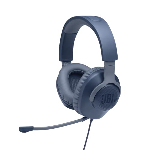 JBL Quantum 100 Over-Ear Gaming Headset – Wired 3,5 mm Klinke – Mit abnehmbarem Boom-Mikrofon – Kompatibel mit vielen Plattformen – Blau JBL Quantum 100 Over-Ear Gaming Headset – Wired 3,5 mm Klinke – Mit abnehmbarem Boom-Mikrofon – Kompatibel mit vielen Plattformen – Blau von JBL