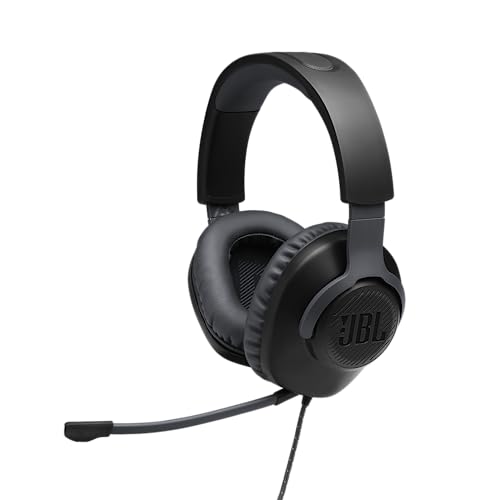 JBL Quantum 100 Over-Ear Gaming Headset – Wired 3,5 mm Klinke – Mit abnehmbarem Boom-Mikrofon – Kompatibel mit vielen Plattformen – Schwarz JBL Quantum 100 Over-Ear Gaming Headset – Wired 3,5 mm Klinke – Mit abnehmbarem Boom-Mikrofon – Kompatibel mit vielen Plattformen – Schwarz von JBL