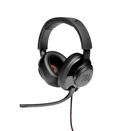 JBL Quantum 200 Over-Ear Gaming Headset – Wired 3,5 mm Klinke und PC-Splitter – Mit hochklappbarem Boom-Mikrofon – Kompatibel mit vielen Plattformen – Schwarz JBL Quantum 200 Over-Ear Gaming Headset – Wired 3,5 mm Klinke und PC-Splitter – Mit hochklappbarem Boom-Mikrofon – Kompatibel mit vielen Plattformen – Schwarz von JBL