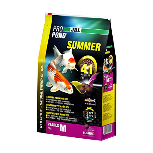 JBL Sommerfutter für Koi, Schwimmende Futterperlen, Saisonfutter, ProPond Summer, Größe M, 2,0 kg JBL Sommerfutter für Koi, Schwimmende Futterperlen, Saisonfutter, ProPond Summer, Größe M, 2,0 kg von JBL