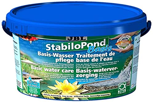 JBL StabiloPond Basis 7002273 Basis-Wasserpflegemittel für alle Gartenteiche, 5kg von JBL