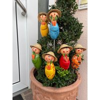 Keramik Gartenstecker Gärtner Mini | Deko Garten Keramikschmuck Gartenkeramik Geschenkidee Gartendeko Keramikfigur |Gartenelement Keramik Gartenstecker Gärtner Mini | Deko Garten Keramikschmuck Gartenkeramik Geschenkidee Gartendeko Keramikfigur |Gartenelement von JBLivingKeramik