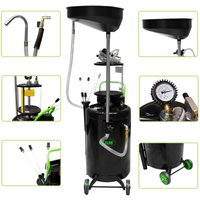 JBM - 90L ölsammelbehälter mit saugsystem 53874 von JBM