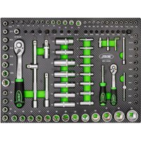 JBM - Set mit 4 Carbon eva Modulen für Werkzeugwagen 53708 von JBM