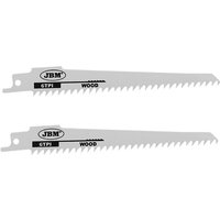 JBM14994 Set mit 2 Säbelsägeblättern 150 mm 6 TPI für Holz (Art.-Nr. 60019) von JBM