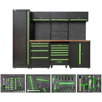 JBMSERIE446 Modulares Möbelset (18 Teile) + Set mit 4 Carbon-EVA-Modulen von JBM