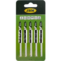 Set mit 5 stichsägeblättern T244D für holz für ref. 60010 JBM 14991 von JBM