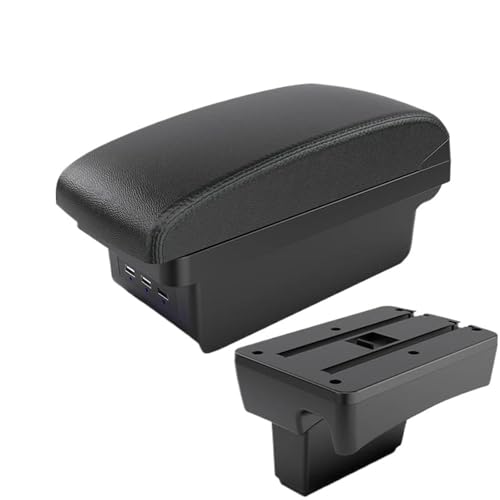 JBPIHZT Für Armlehnenbox Für Peugeot 307 CC Cabrio Für Armlehnenbox Für Peugeot 307 CC Auto Innenumbau USB-Schnittstelle(B2 schwarze Linie 3USB) von JBPIHZT